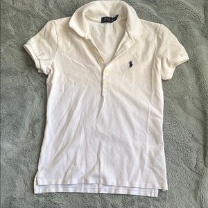 Polo by Ralph Lauren White Polo Shirt Casual Style
